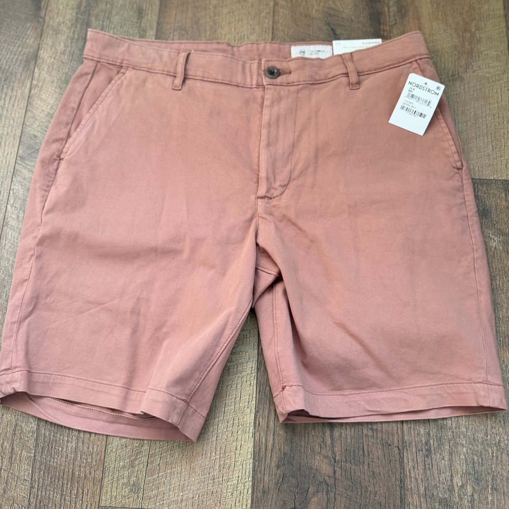 AG Adriano Goldschmied Wanderer Slim Trouser Short Size 35 NWT Sepia Sky
